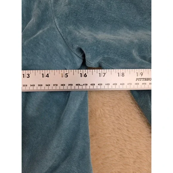 Margaret Godfrey Blue Suede‎ Button Up Blazer Women's Size 8 Classic Tailored - Picture 6 of 16